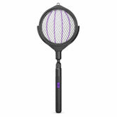 Rechargeable Telescopic Mosquito Swatter Racket with UV Light & Foldable Stand