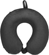 100% Pure Memory Foam Travel Pillow – Soft Neck & Head Support Cushion for Airplane, Car, Home & Office